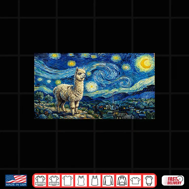 Design Starry Alpaca Shirt