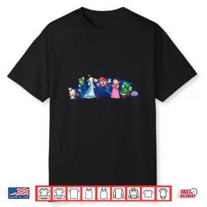 The Super Mario Galaxy Movie Heroes In Action Shirt