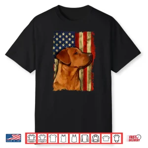 Fox Red Labrador Retriever Usa Fox Red Labrador Dog Lover Shirt