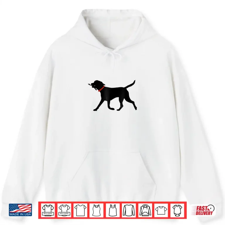 Hoodie Labrador Retriever Play Fetch Black Lab Shirt