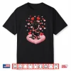 Labrador Retriever Valentines Day Dog Black Lab Hearts Shirt