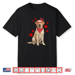 Labrador Retriever Valentines Day Dog Lover Heart Shirt