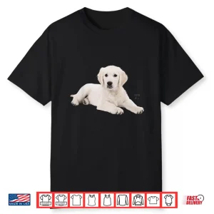 White Labrador Retriever Yellow Love Lab Mom Dog Shirt