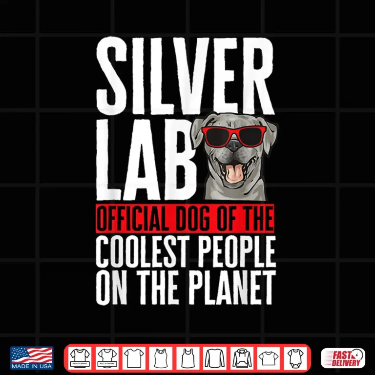 Design Silver Labrador Retriever Silver Lab Shirt 1