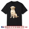 Yellow Labrador Retriever Professional Minimalist Modern Graphic Shirt