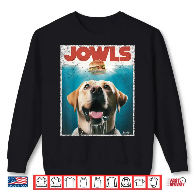 Sweatshirt Yellow Lab Jowls Labrador Retriever Dog Mom Shirt 1