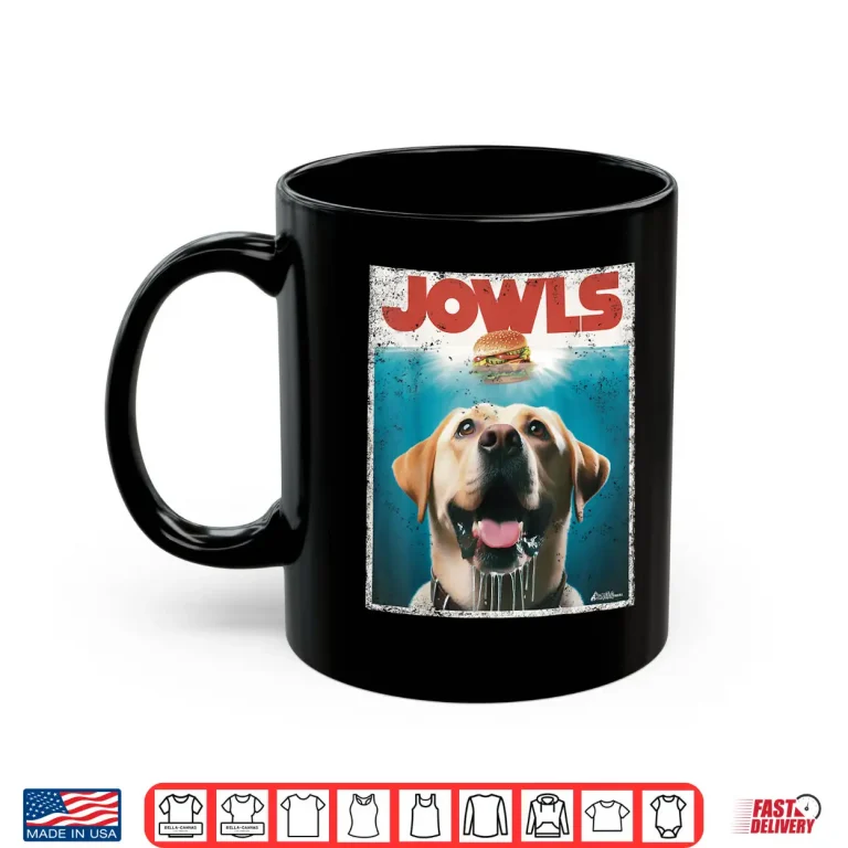 Mug Yellow Lab Jowls Labrador Retriever Dog Mom Shirt 1