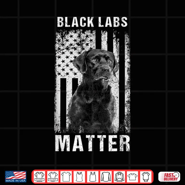 Design Black Labs Matter Labrador Retriever Shirt