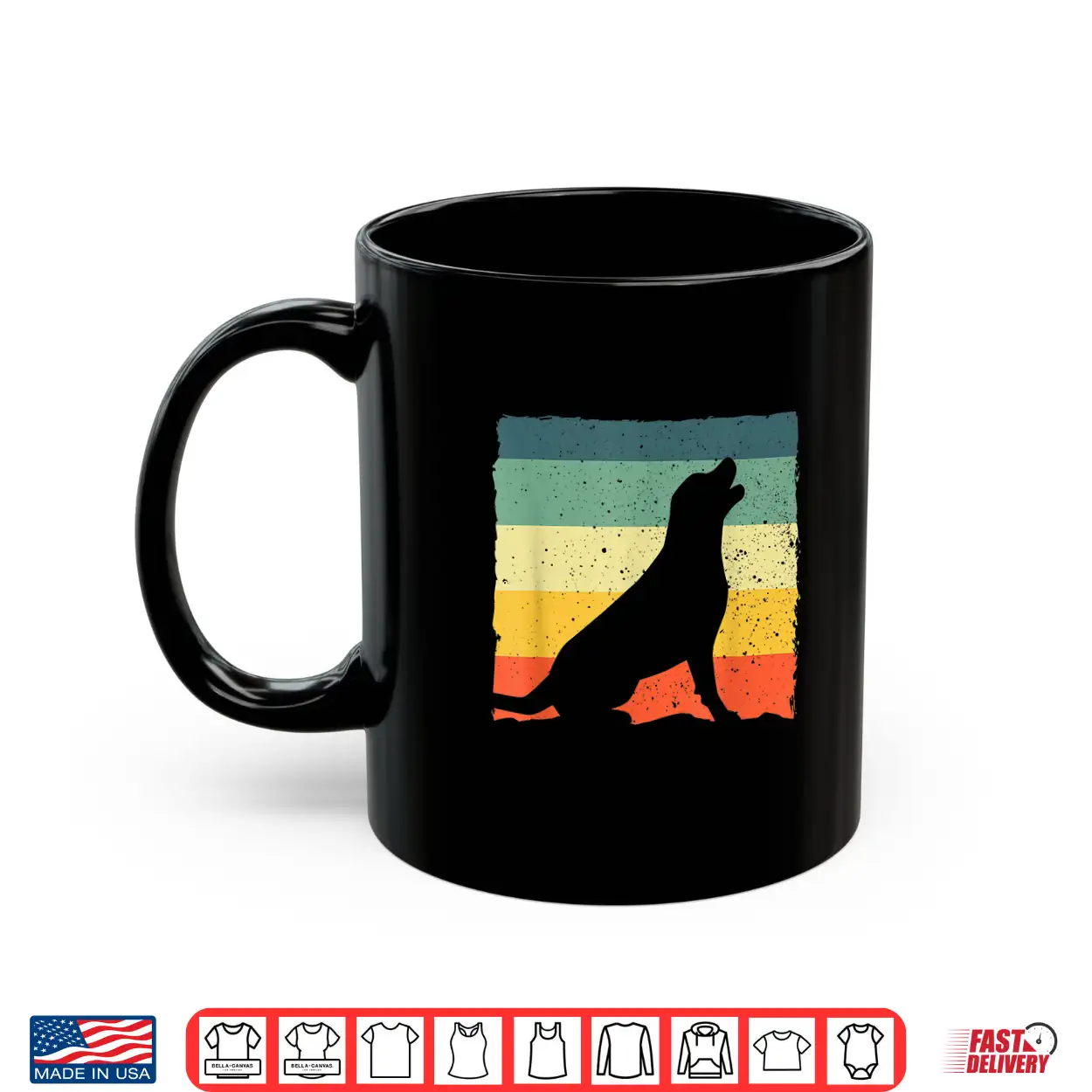 Cool Labrador Art For Men Women Vintage Labrador Retriever Shirt