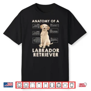 Funny Anatomy Of A Labrador Retriever Gift Ideas For Shirt