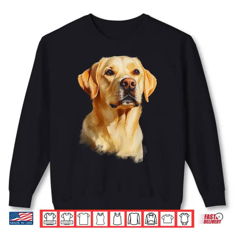 Sweatshirt Labrador Retriever Dog Motif Pet Labrador Retriever Shirt