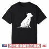 Labrador Retriever Wildflower Silhouette Labrador Dog Mom Shirt