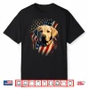Usa 4Th Of July Yellow Patriotic American Labrador Retriever Shirt