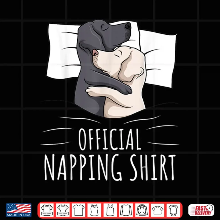 Design Sleeping Labrador Retriever Lab Dog Official Napping Shirt