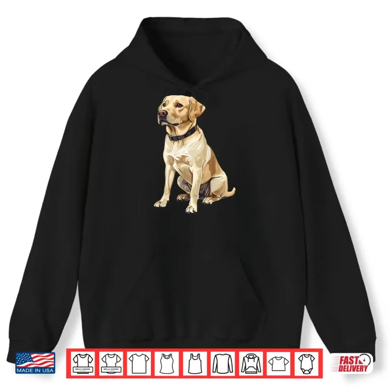 Yellow Labrador Retriever Shirt 1 Hoodie Yellow Labrador Retriever Shirt