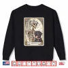 Black Lab Mom Tarot Card Black Labrador Skeleton Halloween Shirt