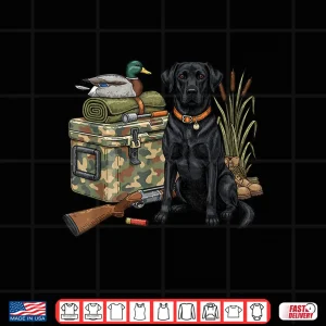 Black Lab Labrador Dog Hunting Duck Hunting Season Men Women Shirt