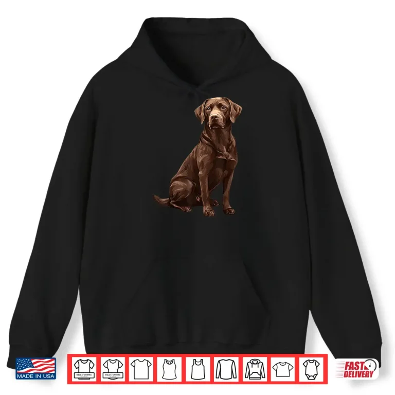Hoodie Brown Labrador Shirt