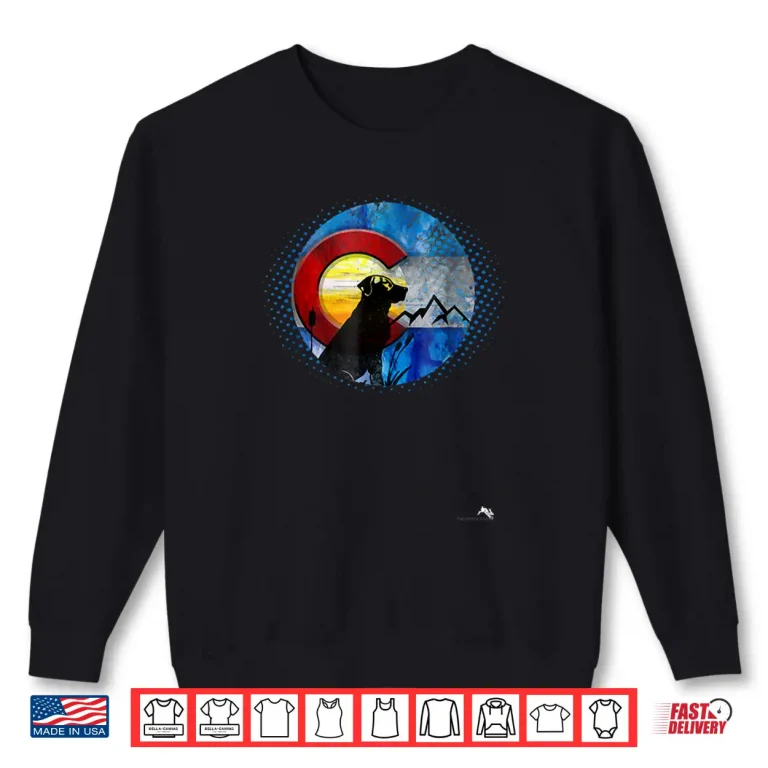 Sweatshirt Colorado Hunting Dog Shirt Labrador Retriever