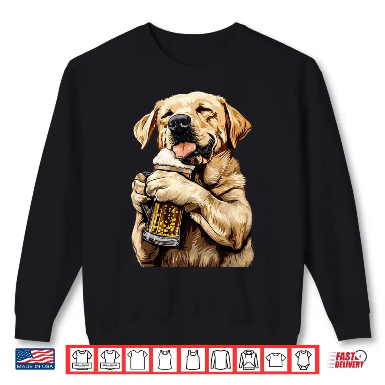 Sweatshirt Labrador Retriever Beer Shirt