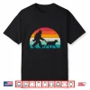 Bigfoot Walking A Dog Funny Labrador Retriever Lovers Dad Men Women Kids Shirt