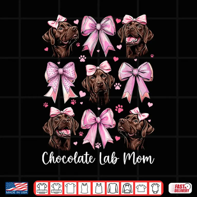 Design Chocolate Lab Mom Mama Chocolate Labrador Retriever Dog Shirt