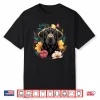 Cute Black Labrador Dog On Black Labrador Retriever Lover Shirt
