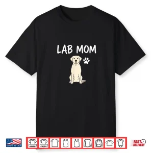 Dog Labrador Retriever Mom Mom Design Labrador Shirt