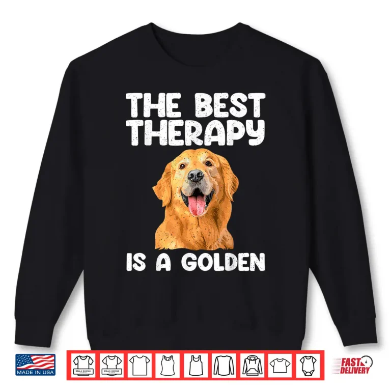 Sweatshirt Golden Retriever Design For Men Women Golden Retriever Lover Shirt
