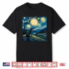 Labrador Retriever Dog Lovers Starry Night Van Gogh Style Shirt