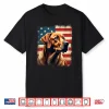 Labrador Retriever   Fox Red Labrador & American Flag Shirt