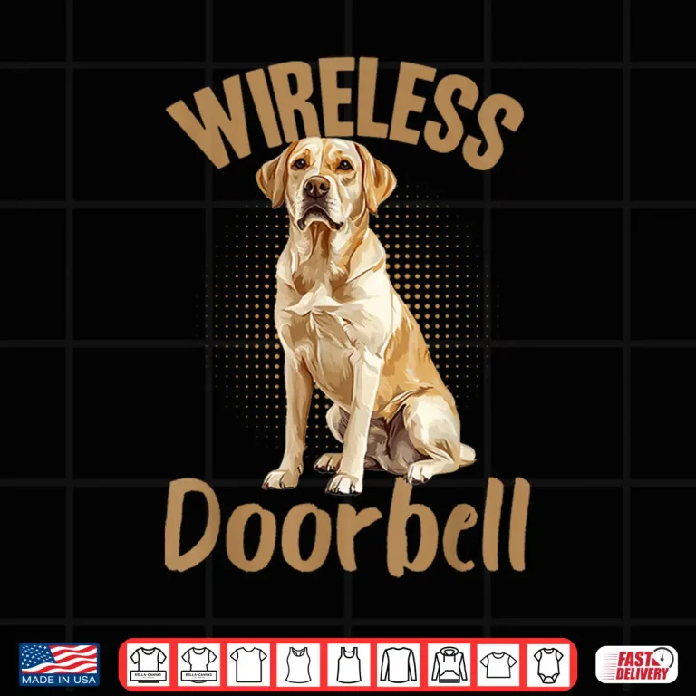 Design Labrador Retriever Dog Breed Wireless Doorbell Shirt