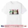 Santa Hat Labrador Retriever Reindeer Tree Light Christmas Shirt
