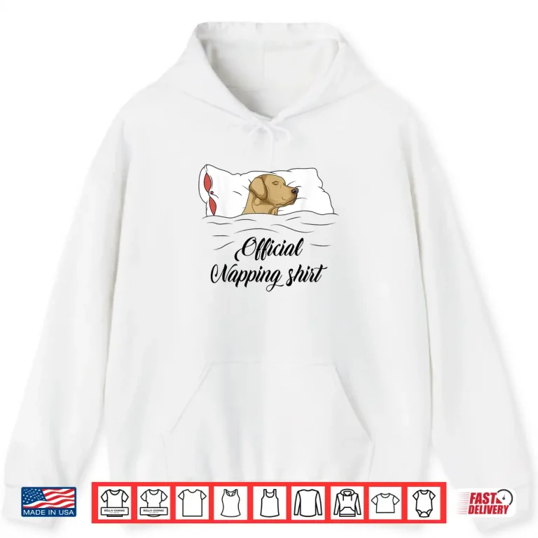 Hoodie Sleeping Labrador Retriever Pyjamas Lab Dog Official Napping Shirt
