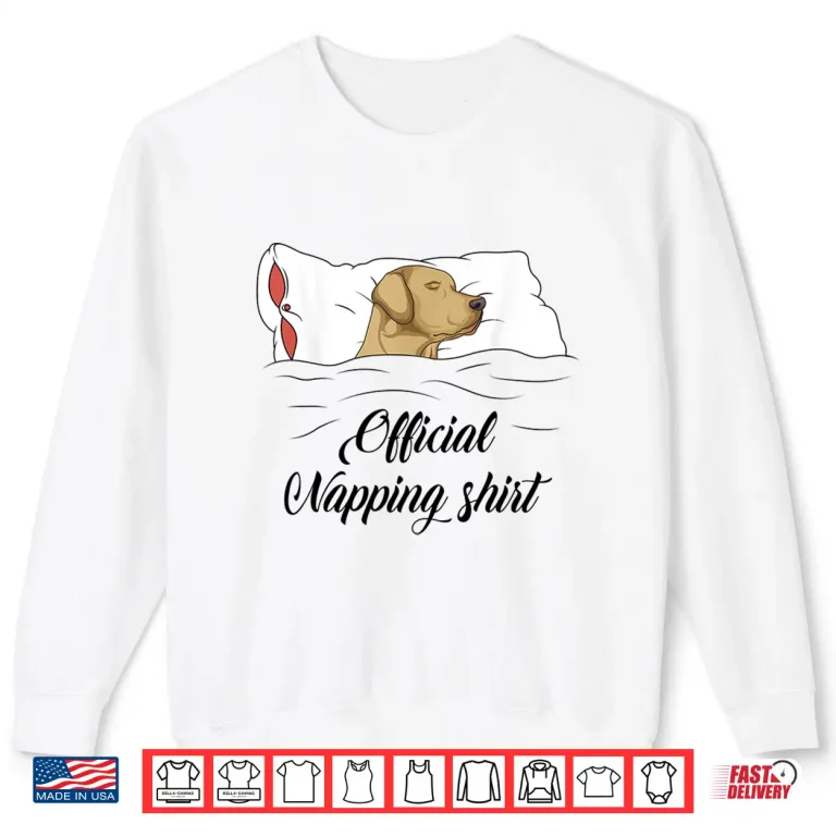Sweatshirt Sleeping Labrador Retriever Pyjamas Lab Dog Official Napping Shirt