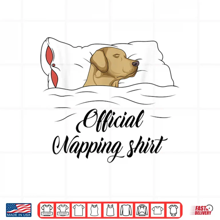 Design Sleeping Labrador Retriever Pyjamas Lab Dog Official Napping Shirt