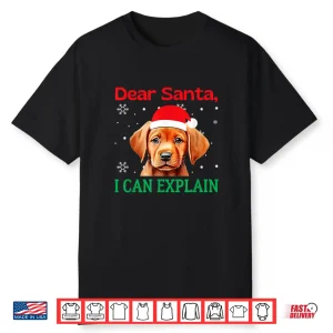 Fox Red Lab Christmas Santa Labrador Retriever Shirt
