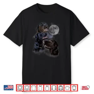 Howling At The Moon Shirt Funny Labrador Retriever Shirt