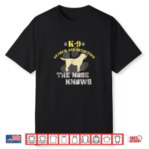 K9 Detection Dog Shirt   Labrador Retriever