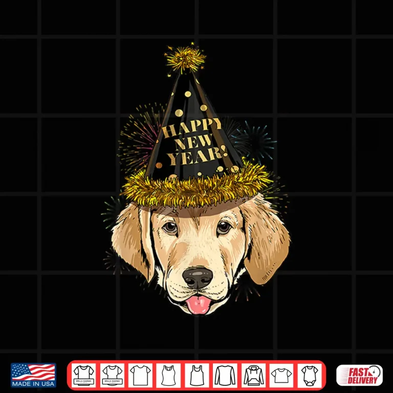 Design Labrador Retriever Happy New Year 2020 Dog Shirt