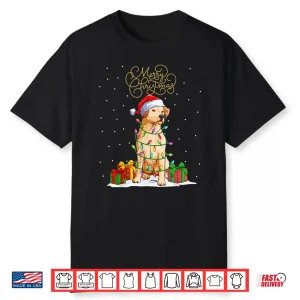 Labrador Retriever Merry Christmas Xmas Lab Christmas Dog Shirt