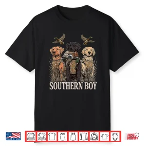 Southern Boy Duck Hunting Dog Labrador Retriever Dog Shirt