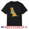 Womens I Love Mom Golden Retriever Labrador Dog Lover Women Gift Shirt