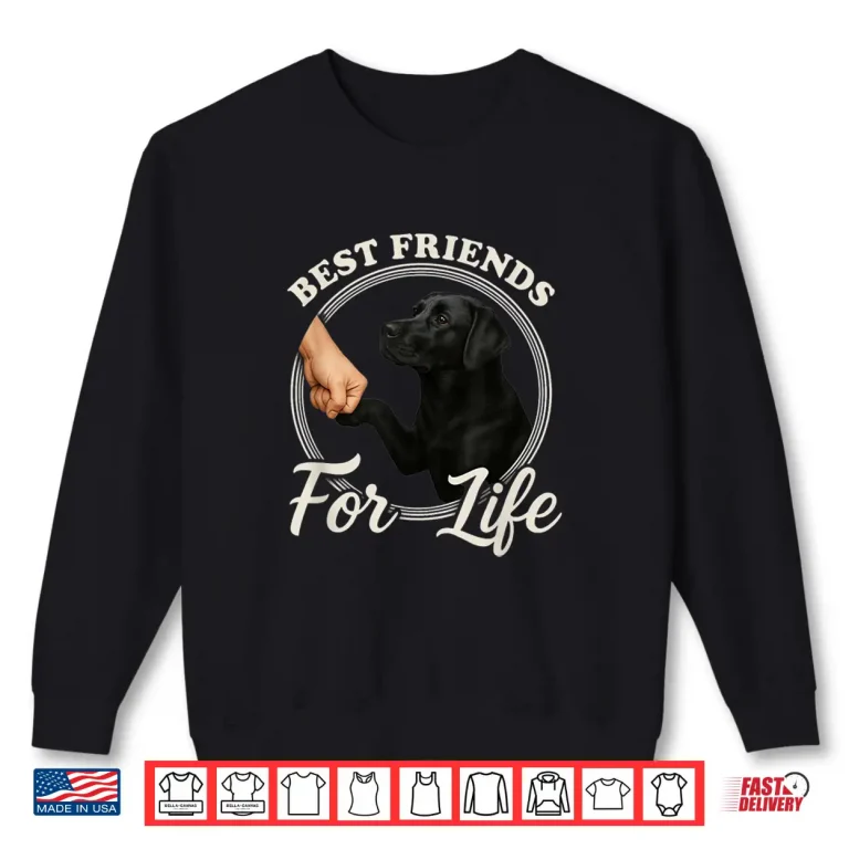 Sweatshirt Black Labrador Dog Lover Design Beautiful Black Lab Shirt 1