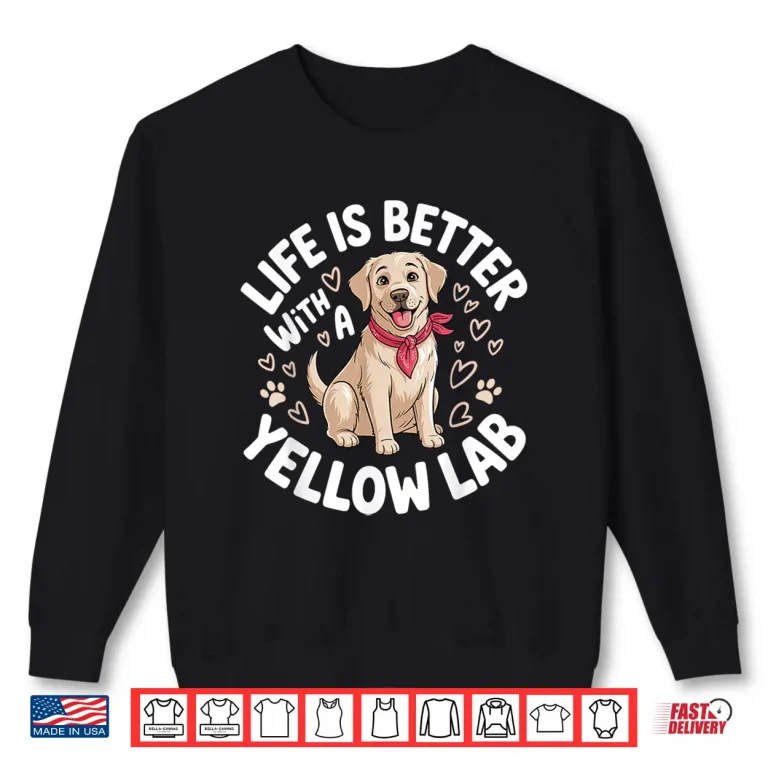 Sweatshirt Cool Labrador Retriever Design for Men Women Labrador Shirt 1