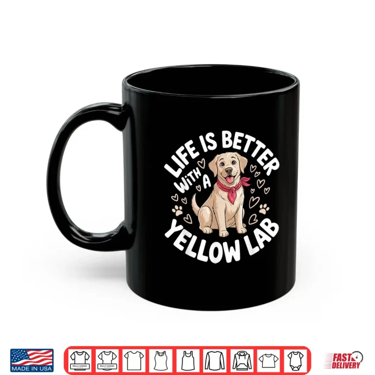 Mug Cool Labrador Retriever Design for Men Women Labrador Shirt 1