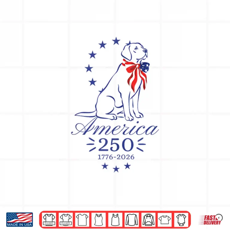 Design 250th Anniversary Labrador Retriever America 250 Shirt 1