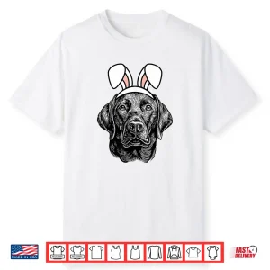 Easter Labrador Retriever Cute Dog Lab Easter Bunny Ears Shirt