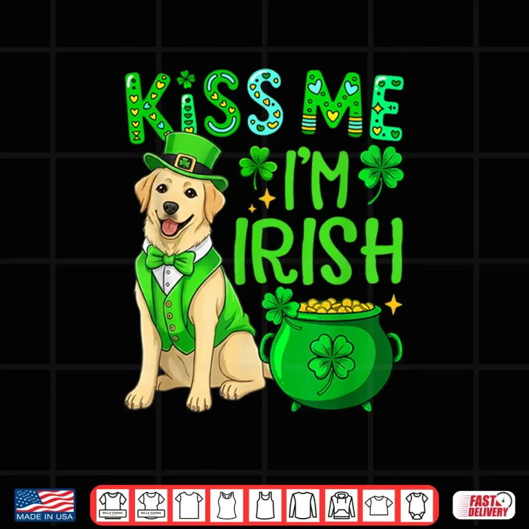 Design Im Irish Funny Joke St. Patricks Day Labrador Retriever Shirt