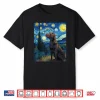 Labrador Retriever Dog Van Gogh Starry Night Graphic Shirt